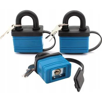 Visací zámek Visací zámek na klíč XL-Tools 3 ks odolný proti povětrnostním vlivům