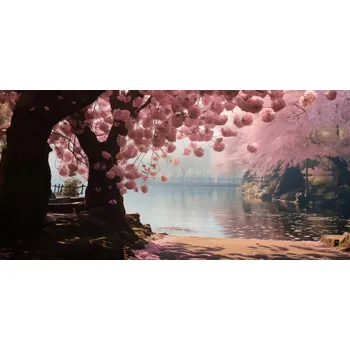 Plakát Plakát Klid Sakury bez rámu 91,3 x 44,5 cm