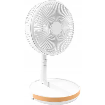 Domácí ventilátor Aga Stolní VENTILÁTOR bezdrátový 20 cm na stůl, do kanceláře i domů