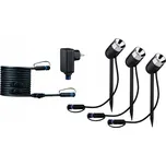 Solární lampa zapichovací Paulmann černá 31 cm 3 ks