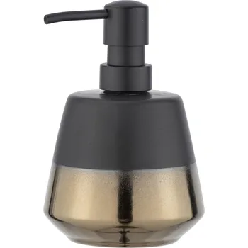 Ruční dávkovač mýdla stojací Wenko 450 ml šedý, žlutý