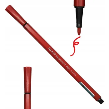 Permanentní popisovač fix červený TOMA TO-315 1 ks