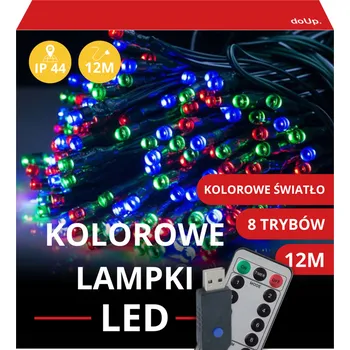 Vánoční dekorace Vánoční osvětlení na stromeček doUp. uvnitř 12 m 51 - 100 světel