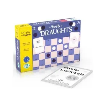 Anglický jazyk Gra językowa Angielski Verb Draughts.
