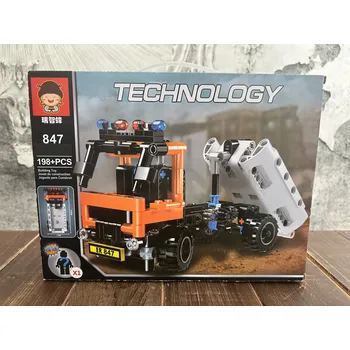 ostatní stavebnice STAVEBNICE PRO DĚTI SKLÁPĚČKA NAKLADAČ 198 DÍLKŮ