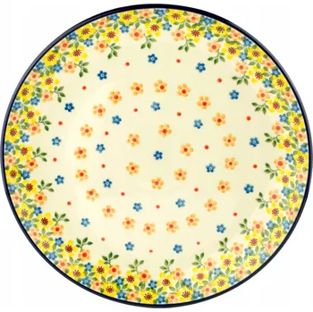 Talíř Jídelní talíř mělký 25 cm - Ceramika Artystyczna Bolesławiec