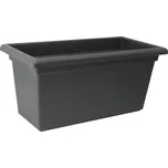 Plastkon Balkonový truhlík Magnus XXL, plast, antracit, 80 × 37 cm 4114087007