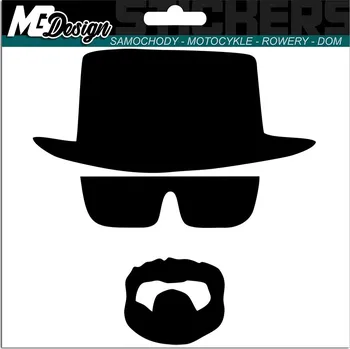Samolepicí dekorace na vozidlo SAMOLEPKA NA AUTO S MUŽ OBLIČEJEM 14x15