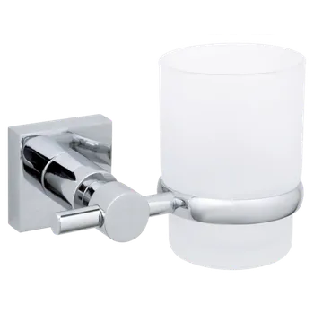 Sada koupelnových doplňků Držák skleniček Tesa Hukk chrom HUK27