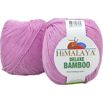 Příze Himalaya příze DeLuxe Bamboo 124-12 růžově fialková