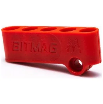 Bit BITMAG držák bitů k aku vrtačkám MAGNETIC, composite, červený