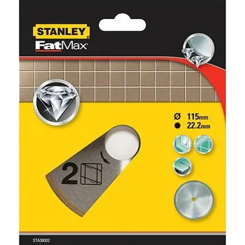 Řezný kotouč STANLEY STA38002 diamantový řezný kotouč 115*22,2mm celoobvodový na keramiku
