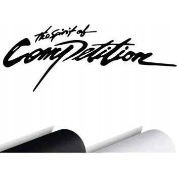 Samolepicí dekorace na vozidlo NÁLEPKA na auto DUCH ZÁVODU Competition Racing Drift 19,5x7