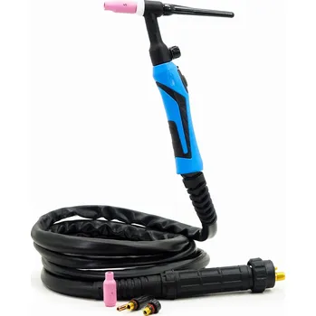 Svářečka Svařovací hořák TIG SR-26FV s EURO konektorem, ventilem a zástrčkou