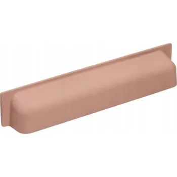 Nábytkové kování Nábytková úchytka mušle GAMET UP11 růžová 128mm