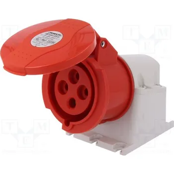 Elektrická zásuvka Elektrická Zásuvka FAMATEL červená