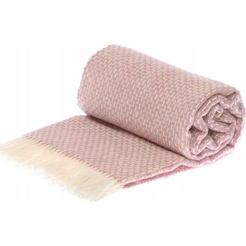 Prostěradlo Deka Rena Home vlněná 140 cm x 200 cm růžová