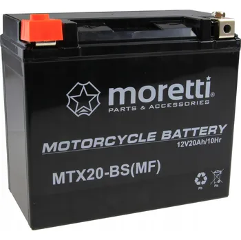 Motobaterie Gelová Akumulátor Moretti MTX20-BS AGM