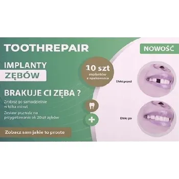 Dočasné zubní náhrady 10 ks pro vlastní výrobu implantátů