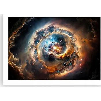 Obraz Plakát bez rámu do obýváku ložnice 70x50 vesmír moderní módní obraz