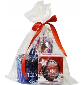 Sáček na potraviny CELOFÁNOVÉ SÁČKY VÁNOČNÍ HVĚZDIČKY 35x45 cm 100 ks