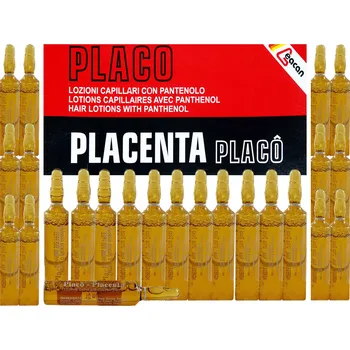 Vlasová regenerace Placenta Placo krabička 24x10ml Ampule stimulující růst vlasů