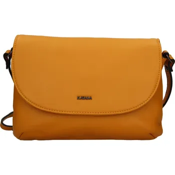 Kabelka Kožená dámská crosbody kabelka Katana Felipa - žlutá