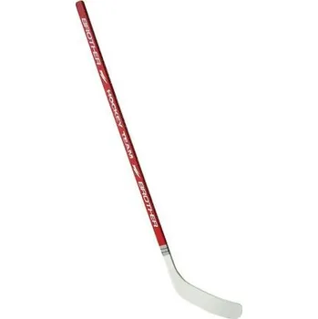 Hokejka ACRA A3377-P Hokejka plastová s dýhou 147cm - pravá - červená