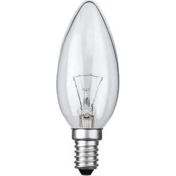 Žárovka žárovka svíčková E14 240V 60W čirá pro průmyslové použití