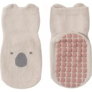 Pánské ponožky Protiskluzové ponožky - KOALA - SVĚTLE HNĚDÉ - (12-36m)M (Značka: NEMO BABY)