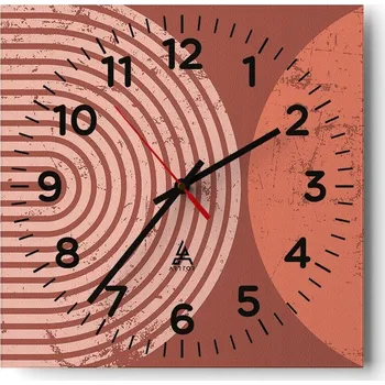 Hodiny Kuchyňské nástěnné hodiny 30x30 Minimalistické skleněné hodiny do obývacího pokoje Moderní tiché