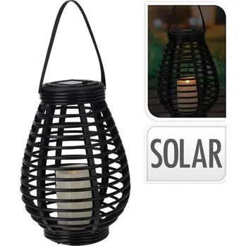 Lucerna Progarden Solární lucerna 26 cm černá