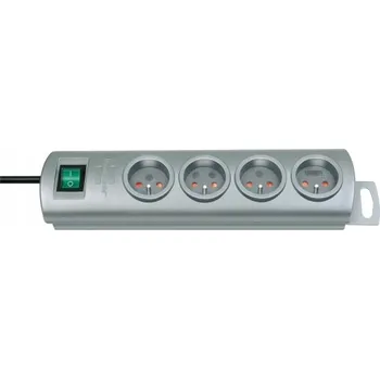 Napájecí kabel BRENNENSTUHL ZÁSUVKOVÁ LIŠTA 1,5m 4 ZÁSUVKY S VYPÍNAČEM