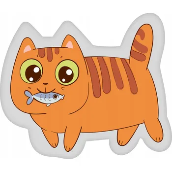 Polštář SMUKEE POLŠTÁŘ TVAR KOČIČKA KOČKA MAZLÍČEK