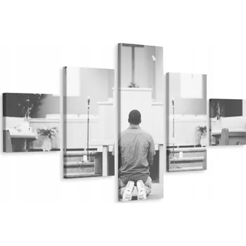 Obraz Vícedílný obraz Modlící se MUŽ Víra 250x150