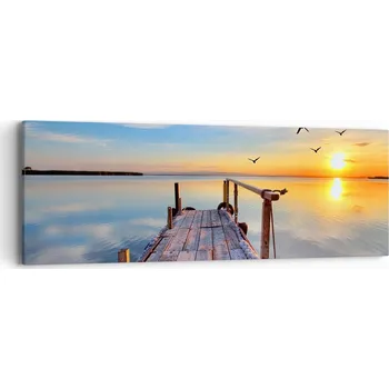 Obraz Obraz na plátně do obýváku, ložnice 90x30 krajina foto obrazy na zeď