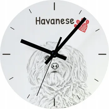 Hodiny Nástěnné hodiny Art-Dog bílé 20 cm