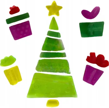 Vánoční dekorace VÁNOČNÍ DEKORACE NA OKNO STROMEČEK XST510-6