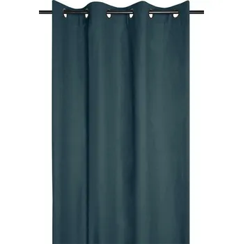 Obraz Hotový závěs DUO 135x240 cm kobaltově modrý bavlna s kroužky na zavěšení BOHO