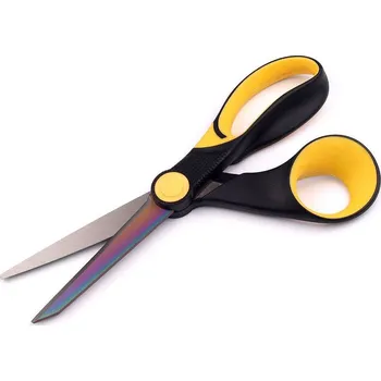 Krejčovské nůžky Nůžky délka 19,5 cm Varianta: žlutá světlá, Balení: 1 ks