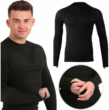 Termoprádlo s dlouhým rukávem Molti termoaktivní černé vel. XXL