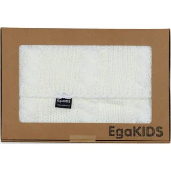 Dětská deka Pletená deka EgaKIDS 105x80 cm ECRU (krémová)