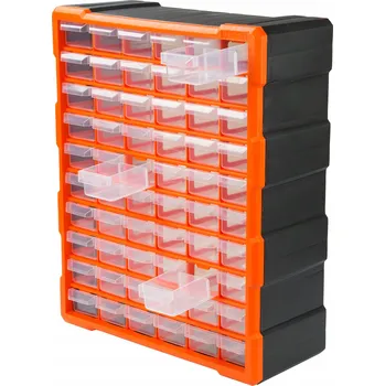 Úložný box Uzavřený organizér Tactix 385 x 162 x 470 mm 60 přihrádek