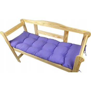 Podsedák Polstry, polštáře na zahradní nábytek, na lavici SVĚTLE FIALOVÁ 200cm