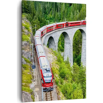 Obraz Obraz na plátně do obývacího pokoje ložnice 50x70 most foto obrazy na zeď canvas