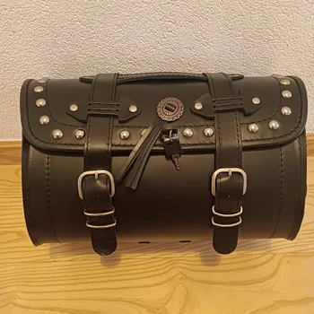 Zavazadlo na motocykl KOŽENÉ BRAŠNY VELKÉ PROSTORNÉ KUFRY TAŠKA NA MOTORKU Z KŮŽE