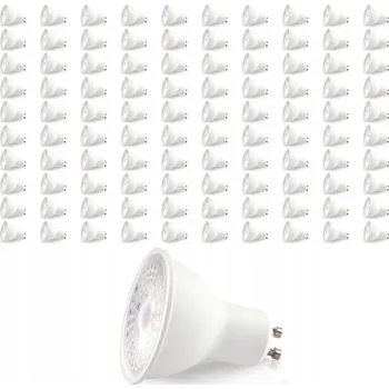Žárovka 100x PREMIUM LED žárovka GU10 5W Studená bílá 6500K LLS čip SAMSUNG