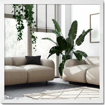 Zrcadlo Zrcadlo Prismalumino nástěnné obdélníkové, rám MDF 600 x 400 mm