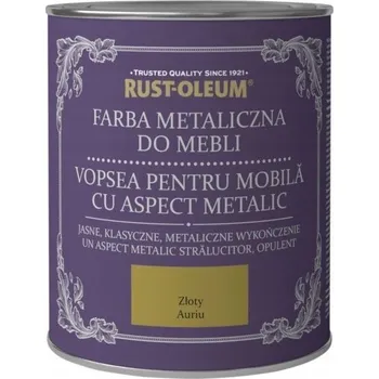 barva na kov Barva na nábytek Rust-Oleum 0,75 l zlatá barva