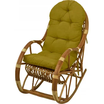 Křeslo POLŠTÁŘ NA HOUDACÍ KŘESLO Z PŘÍRODNÍHO RATANU 130x50 cm